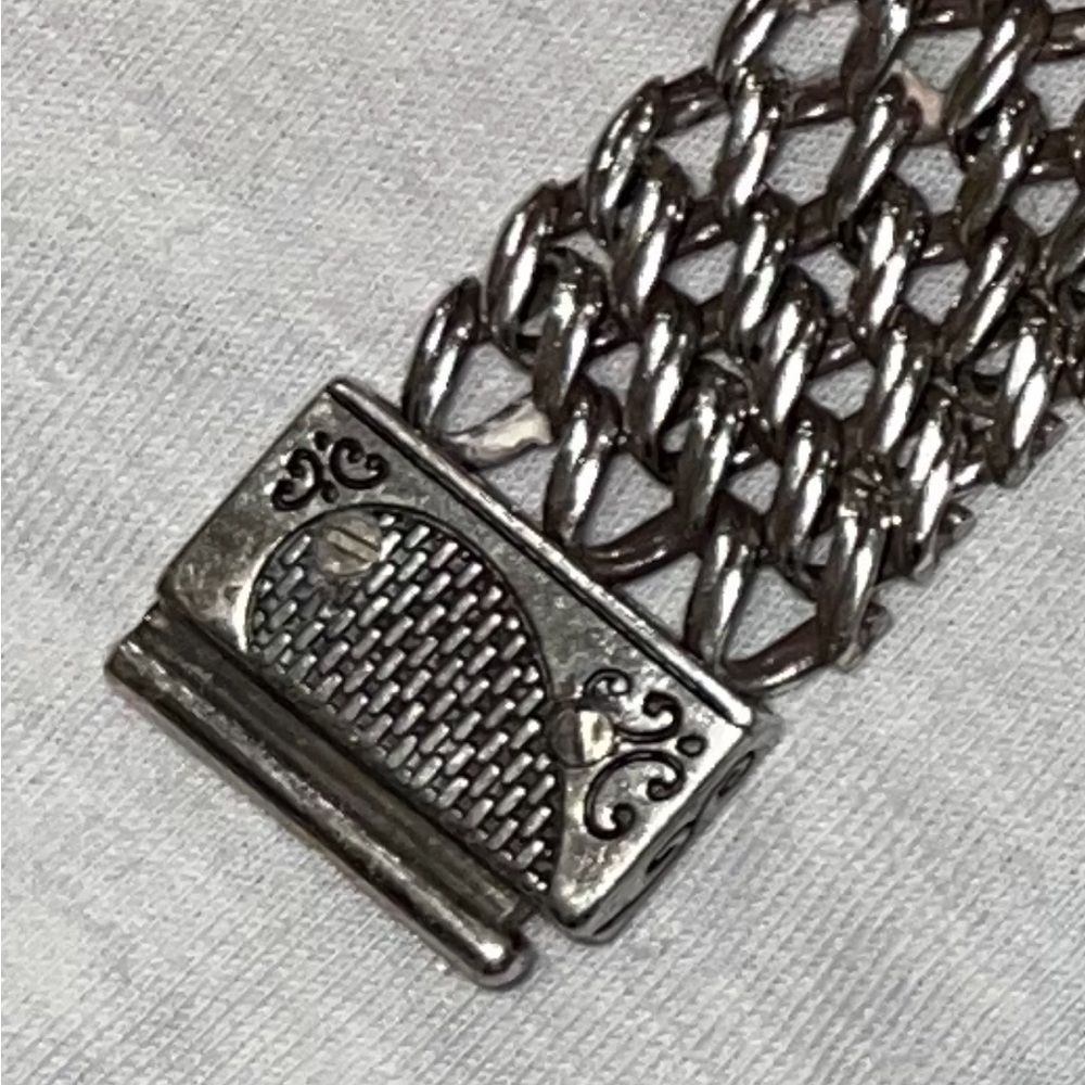 RETIRED AUTHENTIC BRIGHTON CHAIN MAIL MULTI LINK SET NECKLACE, BRACELET&EARRINGS - Picture 13 of 13